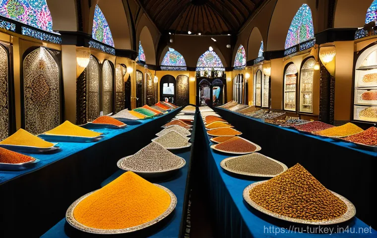 이스탄불 그랜드 바자 쇼핑 꿀팁 - **"A vibrant and bustling panoramic view inside the historic Grand Bazaar in Istanbul. Ornate archwa...